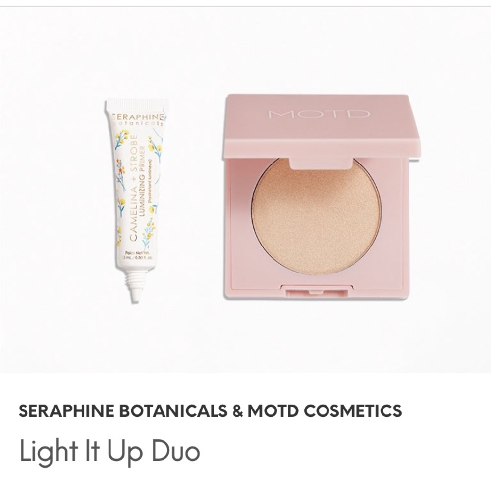 SALE 5 for $25🎀 NWT Ipsy SERAPHINE Botanicals and MOTD Cosmetics Highlight Set